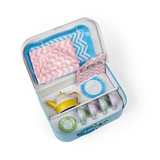 Bigjigs Toys Teeservice im Koffer