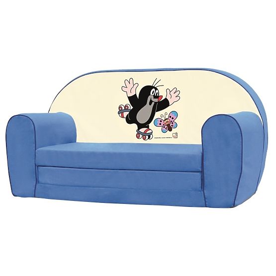 Bino Mini sofa Maulwurf, blue