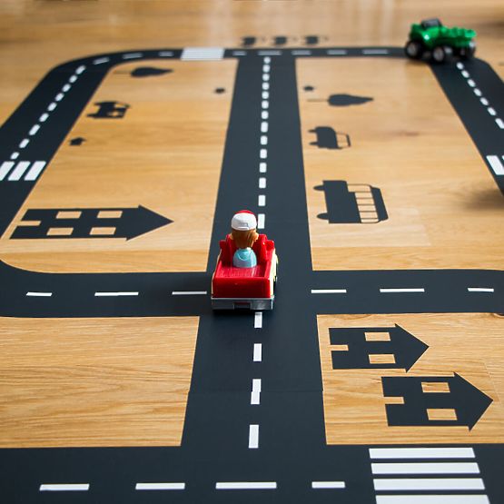 Bodenaufkleber - Autobahn