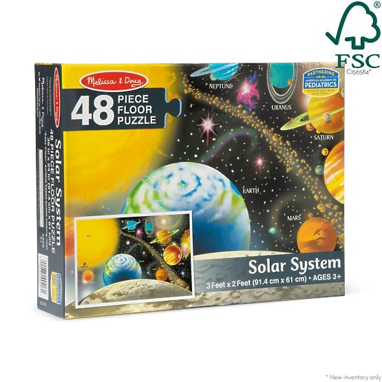 Bodenpuzzle Sonnensystem 48 Teile