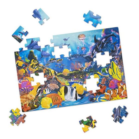 Bodenpuzzle Unterwasserwelt 48 Stück