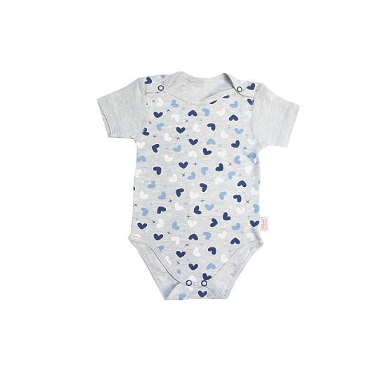 Body mit kurz Ärmeln hearts blue