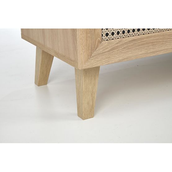 BORNEO KM-2 Kommode Eiche Artisan/Schwarz