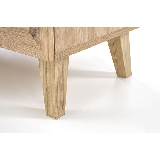 BORNEO KM-2 Kommode Eiche Artisan/Schwarz