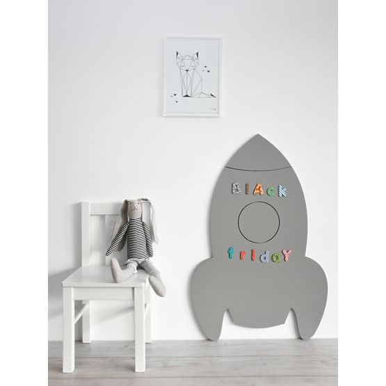 Schlägerbrett 80cm - grau