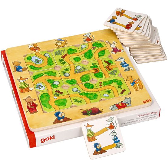 Brettspiel Finde den Weg