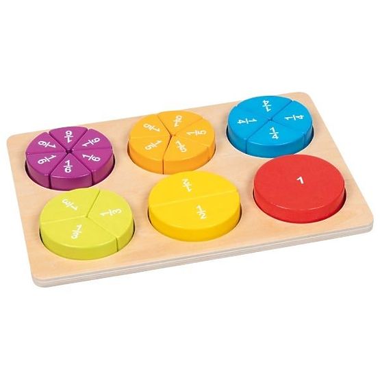 Bruchrechnen lernen Goki Puzzle zum Erlernen des Rechnens