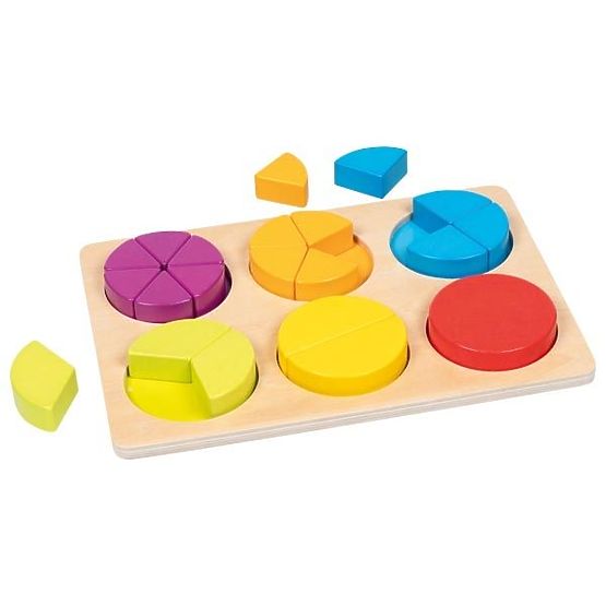 Bruchrechnen lernen Goki Puzzle zum Erlernen des Rechnens