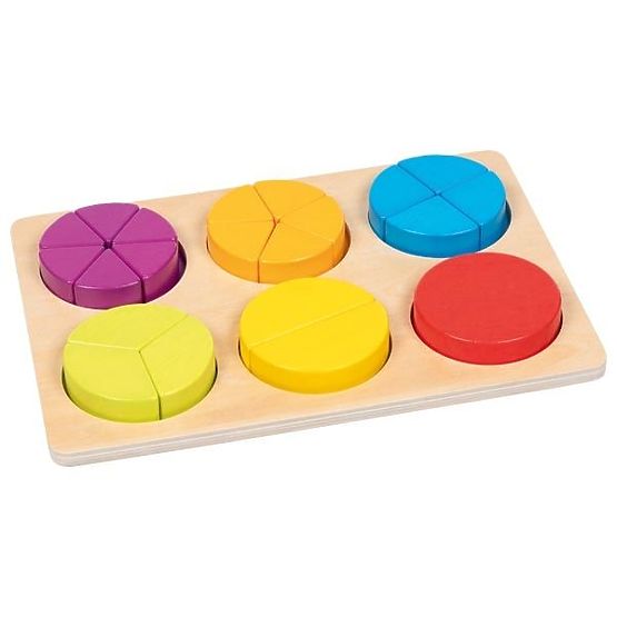 Bruchrechnen lernen Goki Puzzle zum Erlernen des Rechnens