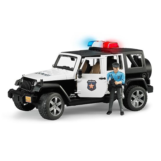 Bruder Jeep Wrangler Rubicon Polizei