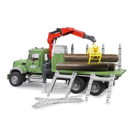 Bruder LKW MACK Granite Holztransporter