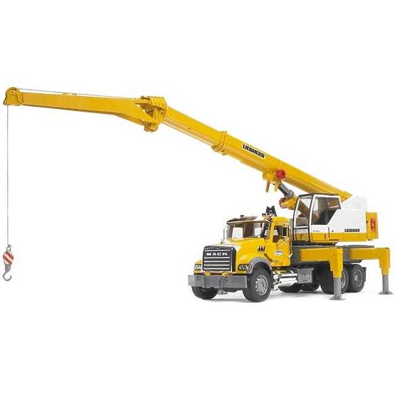 Bruder LKW MACK Granite Kran LIEBHERR