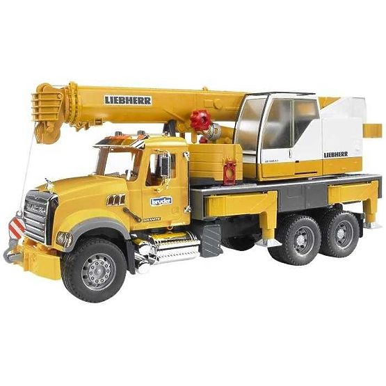 Bruder LKW MACK Granite Kran LIEBHERR
