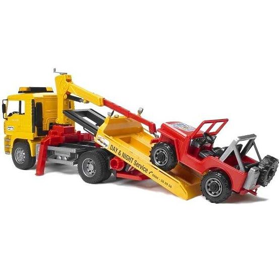 Bruder MAN Abschleppwagen und Jeep