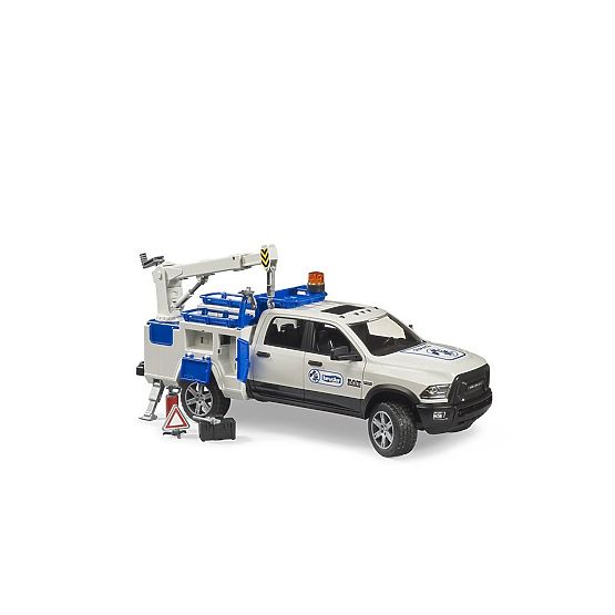 Bruder RAM 2500 Servicefahrzeug mit Dreharm und Leuchtbalken