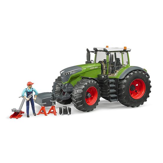 Bruder Traktor Fendt 1050 Vario mit Mechaniker und Werkstattwerkzeug 1:16