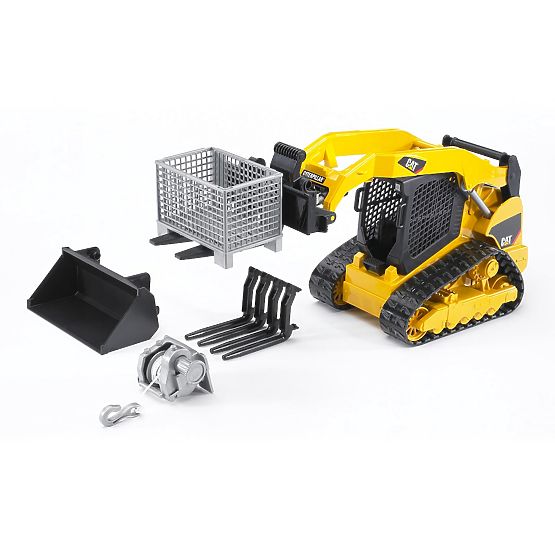 Bruder Zubehör - Gabel, Seilwinde und Palette