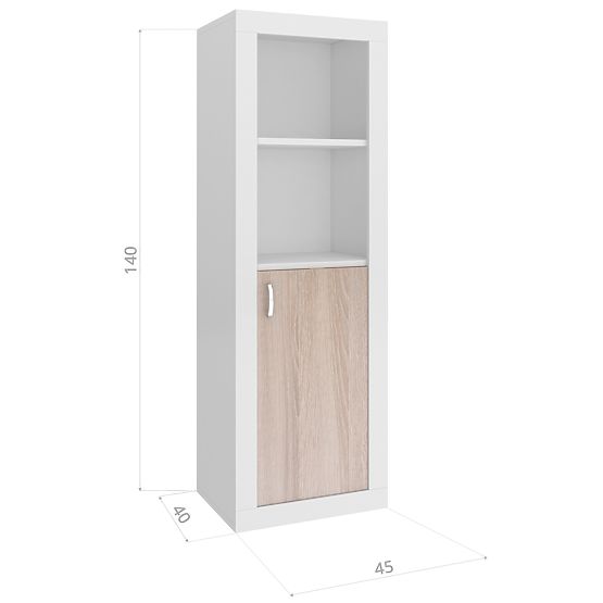 Bücherbrett Philip klein - eiche sonoma