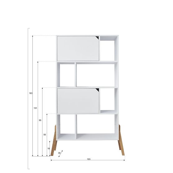 Bücherregal Bücherschrank Lotti