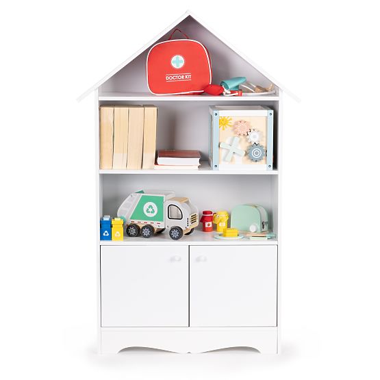 Bücherregal mit Stauraum Domeček