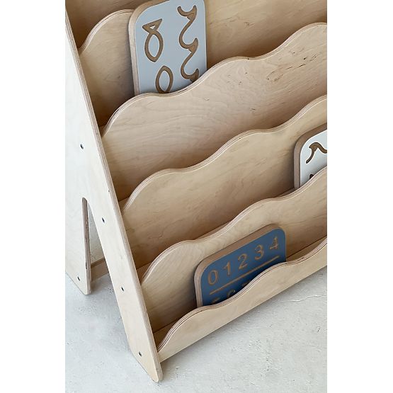 Bücherregal WAVE L - natur