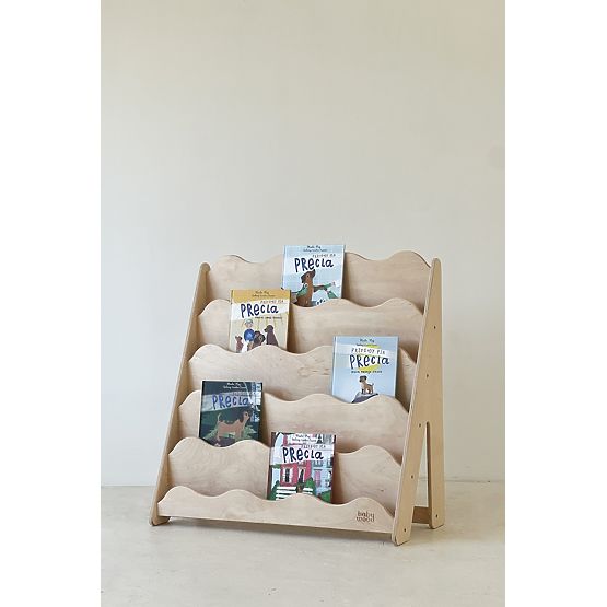 Bücherregal WAVE M - natur