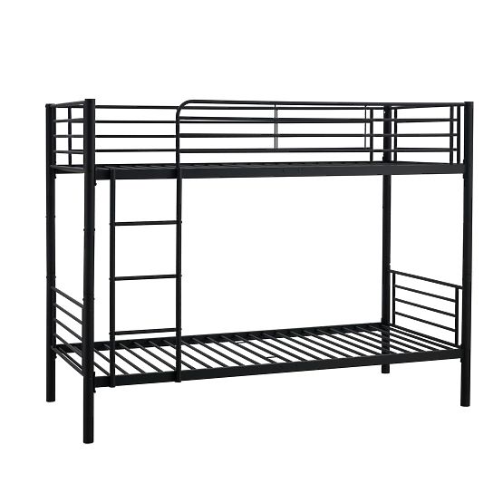 Zweistöckiges Metallbett BUNKY 200x90 cm – schwarz