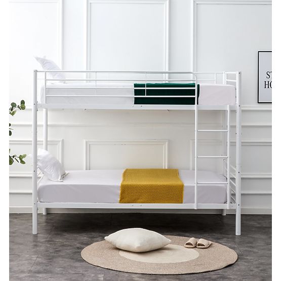 Etagenbett aus Metall BUNKY 200x90 cm - weiß