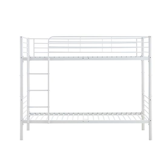 Metall-Etagenbett BUNKY 200x90 cm - weiß