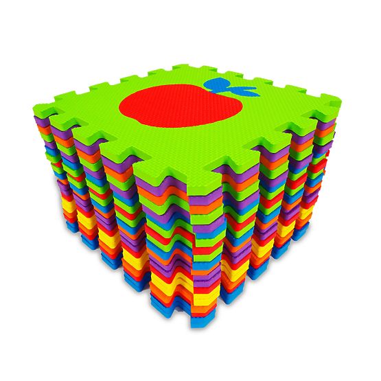 Bunte Lernunterlage - Schaumstoffpuzzle