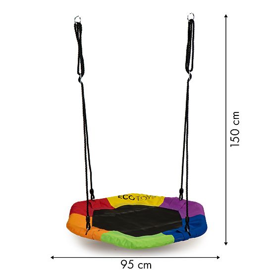 Bunte Schaukelstörche nisten