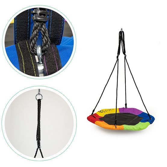 Bunte Schaukelstörche nisten