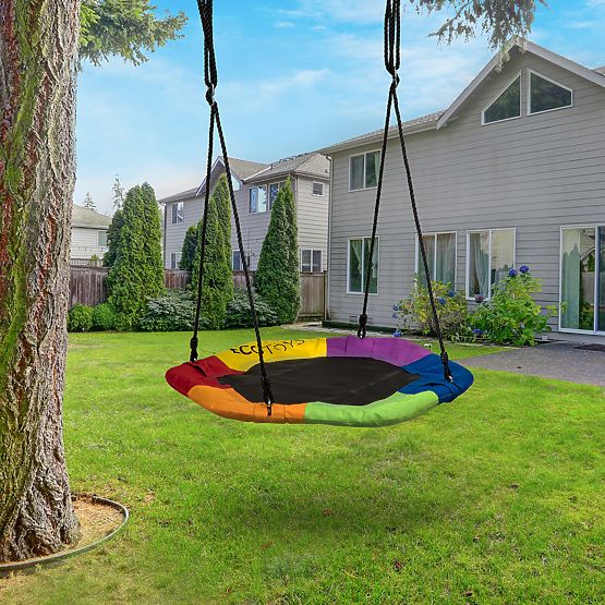 Bunte Schaukelstörche nisten