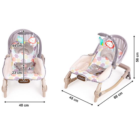 Bunter Kinderschaukelstuhl Ralph chair