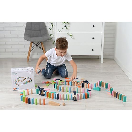 Buntes Domino Adam Toys