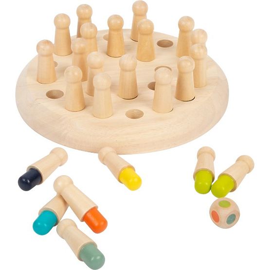 Buntes Memo-Spiel mit Figuren