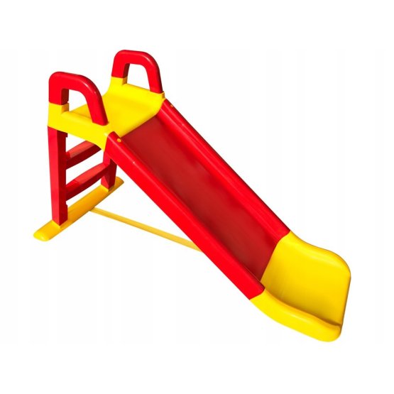 Kinderrutsche Happy 140 cm - rot-gelb