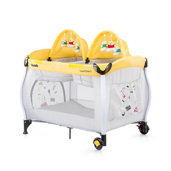 CHIPOLINO Reisebettchen Twin stars