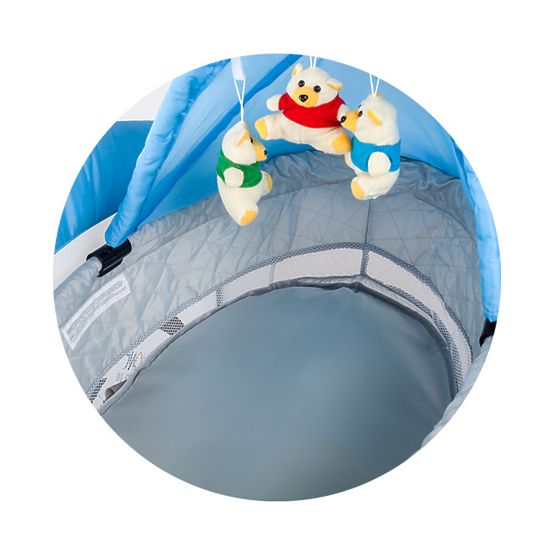 CHIPOLINO Reisebettchen Twin stars