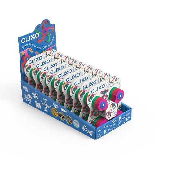 Clixo Designer Pack magnetisches Bauset Clixo, Beige