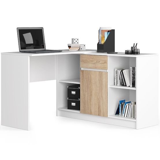 CLP B-17 SET KOMMODE + SCHREIBTISCH PK WEISS / SONOMA