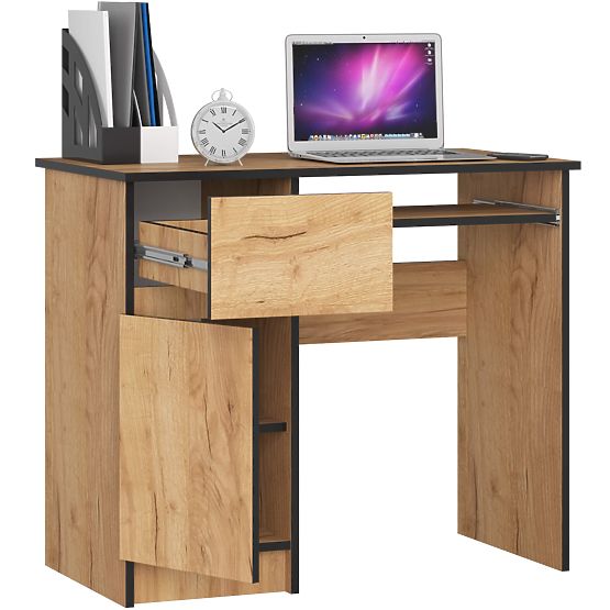 COMPUTERTISCH PIKSEL PK EICHE CRAFT - LINKS