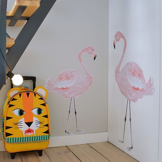 Dekoration  Wand DEKORNIK - Flamingos