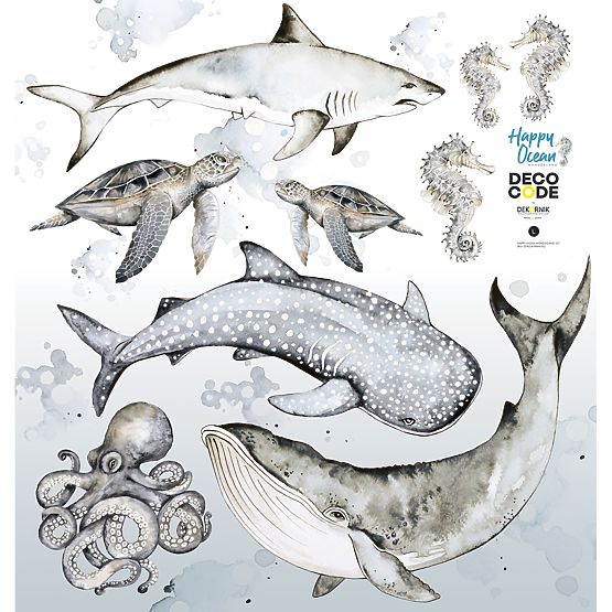 Dekoration  Wand DEKORNIK Happy Ocean Wonderland