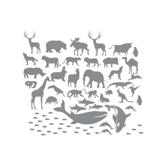 Dekoration  Wand DEKORNIK Karte In the Skye