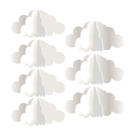 Dekoration  Wand DEKORNIK - wolken 3D