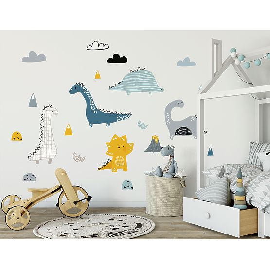 Dekoration  Wand Dinosaurs