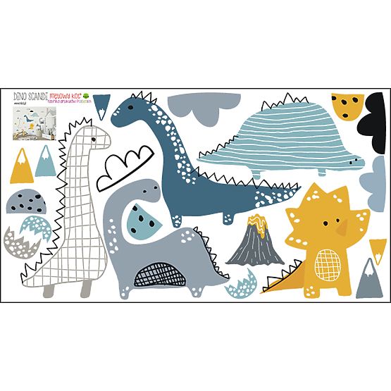 Dekoration  Wand Dinosaurs