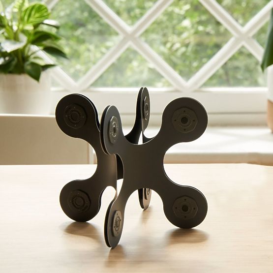 Designer Pack Magnetisches Bauset Clixo, Schwarz