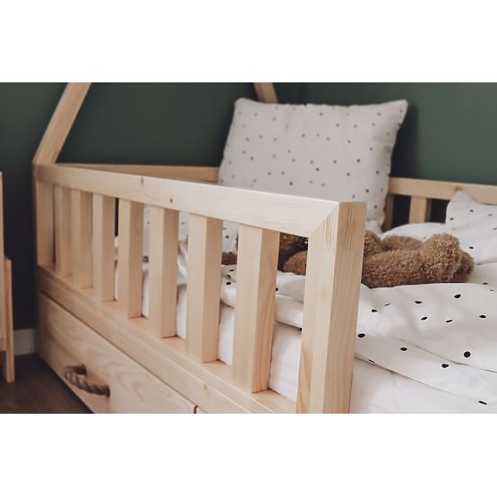 Kinderbett aus Holz TIPI - natur